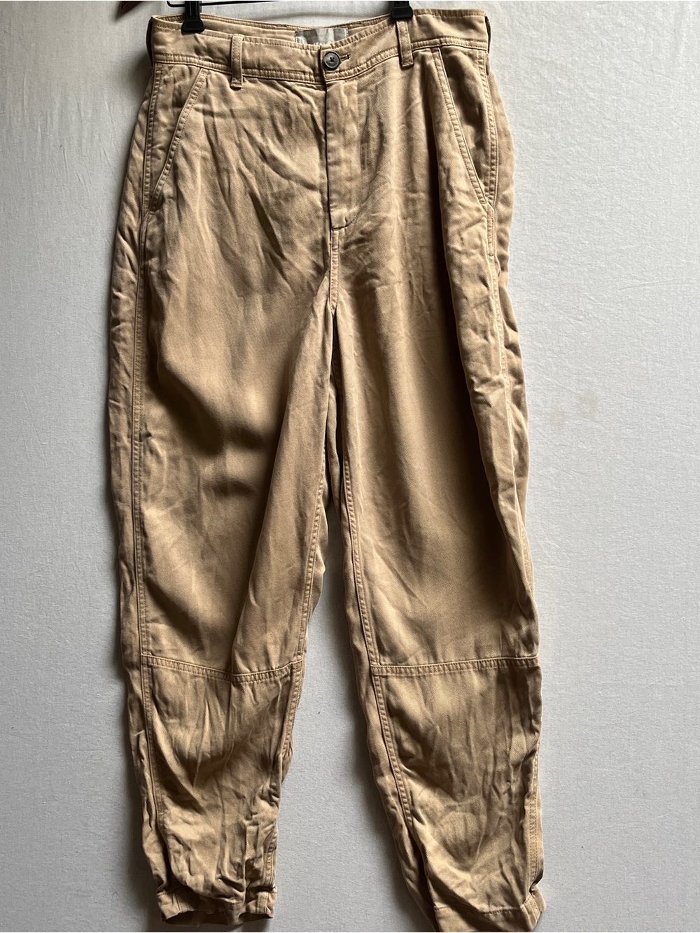 Everlane Tencel Super Soft High Rise Pants Mustard Yellow Size 4 - Picture 2 of 12